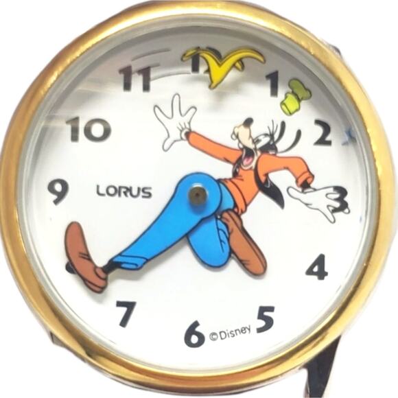 Rare Disney X Lorus Goofy Slipping on a Banana Watch H2F - Picture 1 of 12
